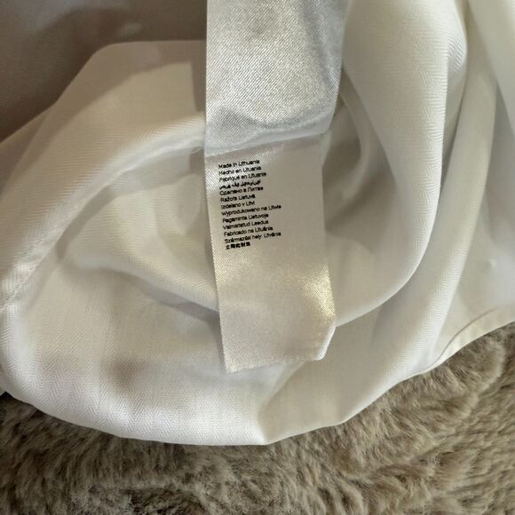 Eton White Made-to-Measure Dress Shirt 100% Cotton Size L/X Career Formal Luxury - Picture 12 of 12